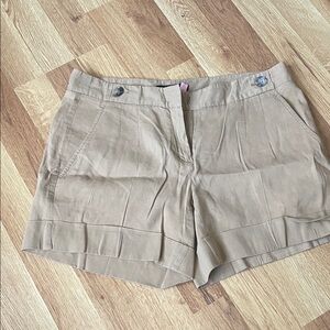 Theory Women's Beige Cargo Shorts